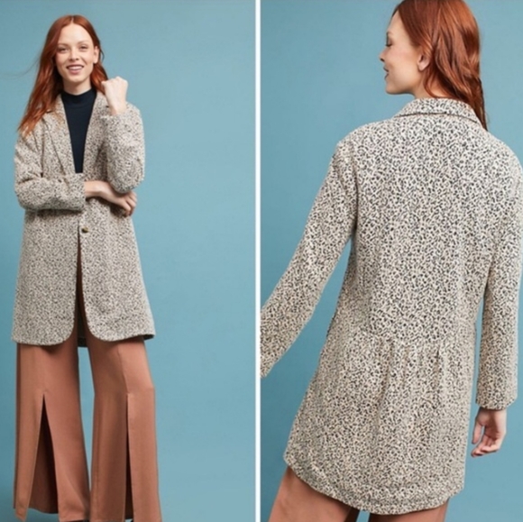 Anthropologie Jackets & Blazers - Anthropologie Cartonnier Rowan Leopard Coat